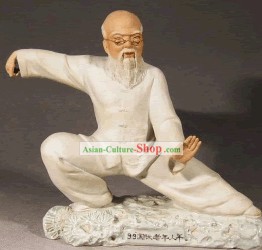 Porcelana chinesa Estátua Man-Tai Shi