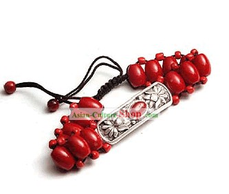 Tibet Red Agate Bracelet Cuff 1