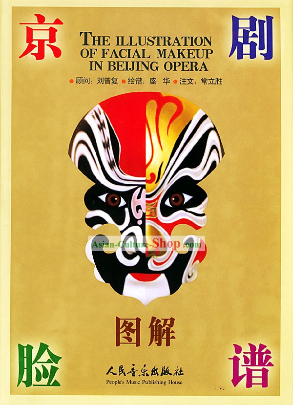 Pékin (Beijing) Opéra d'illumination du visage masques