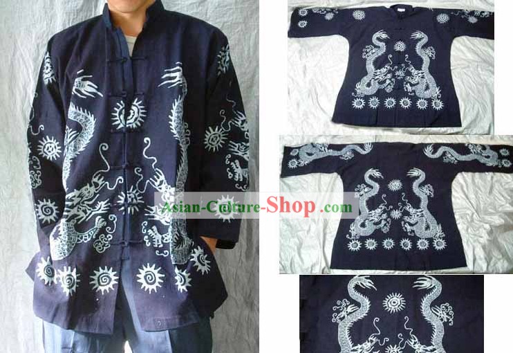 Hand Made Drago Batik Abbigliamento Uomo