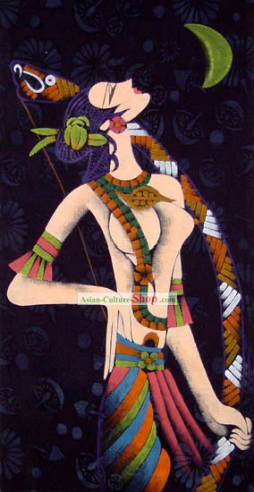 Hand Made Batik Hanging-Archer