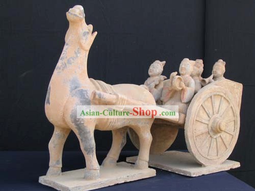 Xian classica Cotto Guerriero-Horse Car