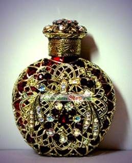 Cristal de Bohemia Artesanía botella de perfume 2