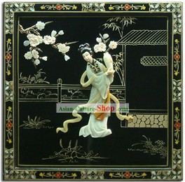漆器ミラーシリーズ-妖精チャンEハンギング中国宮殿