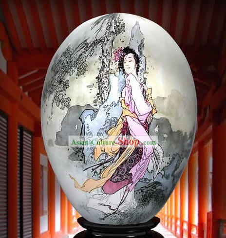 Maravillas de mano chino pintado de colores de huevo-Dou Er In The Wind