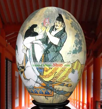 Chinesische Wonder Hand Painted Colorful Egg-Love Painting