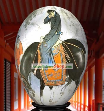 中国のワンダーハンドは、カラフルな卵古代泣き男の絵を塗装