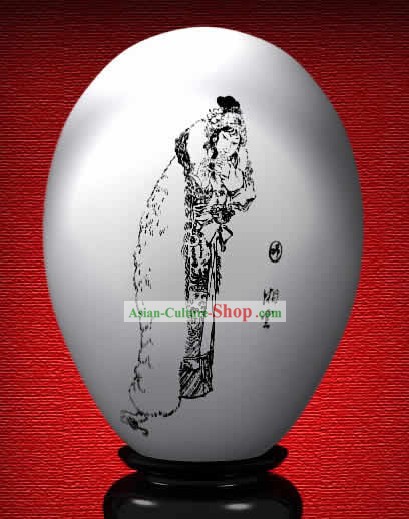Chinesische Wonder Hand Painted Colorful Egg-Xiang Yun von The Dream of Red Chamber