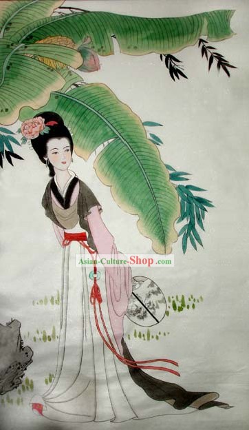 Tradicional Chinesa-Pintura Antiga Palácio Princesa Ji Xiang