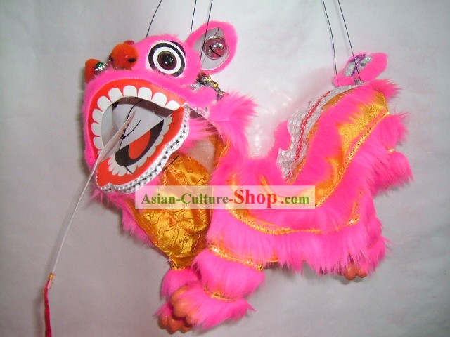 Chinois classique main marionnette-peachblow Danse du Lion