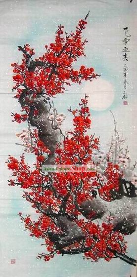 Neve Plum Blossom Pittura