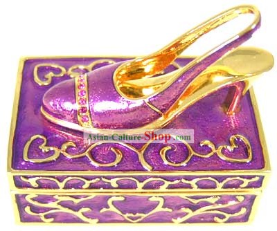 FASN Casket-Purple Dancing Shoes