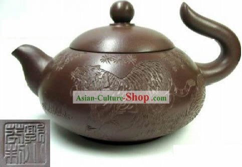 Chinese Hand Made Zisha Teapot-Flying Tiger