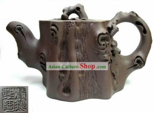 Hand Made e intagliato Classic Teapot Zisha Stub