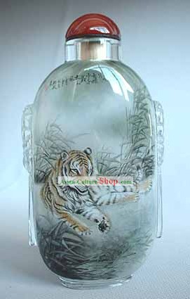 Tabatières dans la peinture Série Tiger Animal Chinois Reine