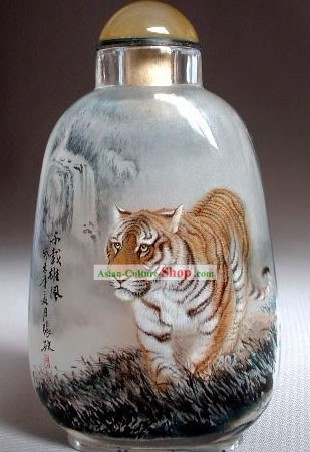 Tabatières dans la peinture Série-Marche Animal Chinois Tigre