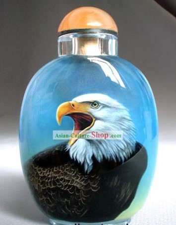 Snuff Bottles With Inside Painting Birds Series-Hawk