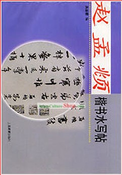 Práctica de la caligrafía china del agua de papel
