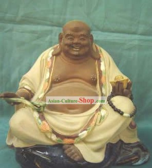 Figuras de porcelana china/Estatua de Shi Wan-Lucky Monk