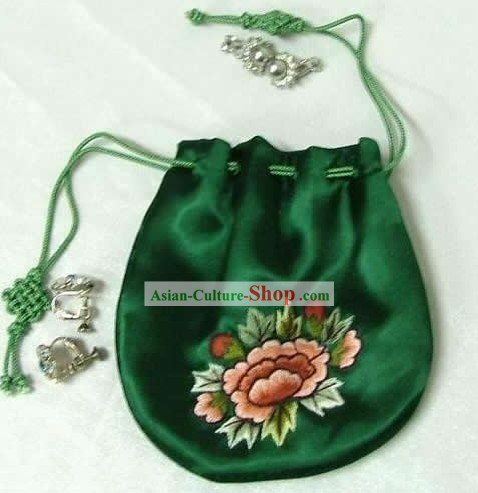 Chinese Classic Silk Jewely Pouch
