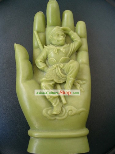 Cinese classico Tesoro-re delle scimmie nella mano di Buddha