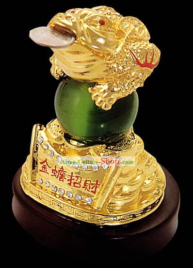 Toad china clásica del oro Llevar tesoros y fortunas