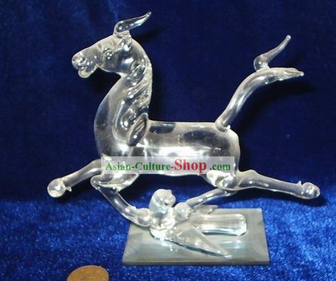 Chino clásico color esmalte Obras-Flying Horse