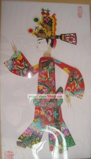 Tradicional china tallada a mano Shadow Play - Xi Qing hombres (Playboy)