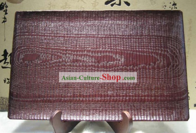 Chinese Hand Made Natürliche Elmwood Tea Tray