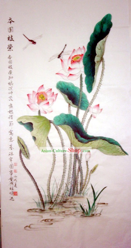 Chinese Traditional Painting with Meticulous Detail Painting-Thrush