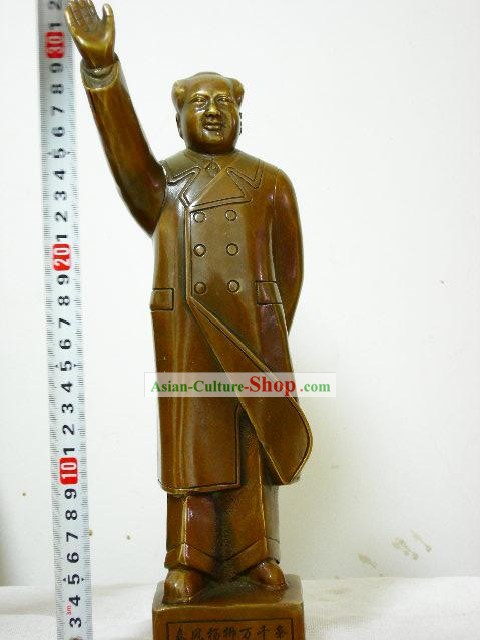中国の古典真鍮グッズ - 毛沢東主席