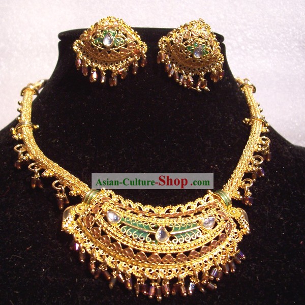 Indian Fashion Jewelry Suit-Golden World