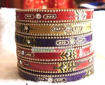 Indian Alte Bemalte Keramik Armband