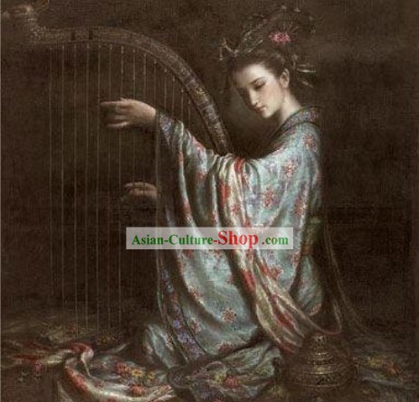 China clásica artesanía del bordado-Fairy música de laúd