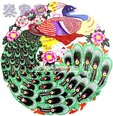 Китайской бумаги Cuts-Rainbow Phoenix