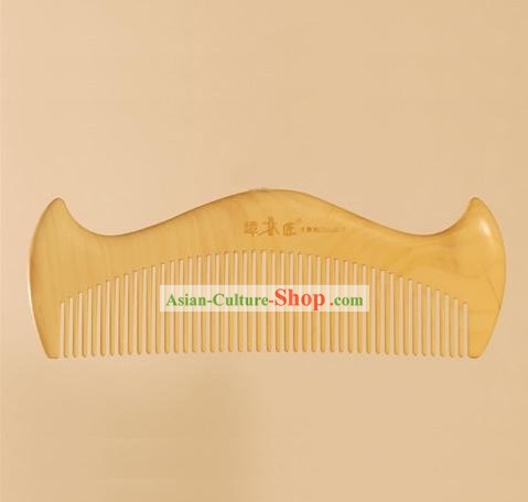 Chinese Carpenter Tan 100 Percent Handicraft Natural Box Comb