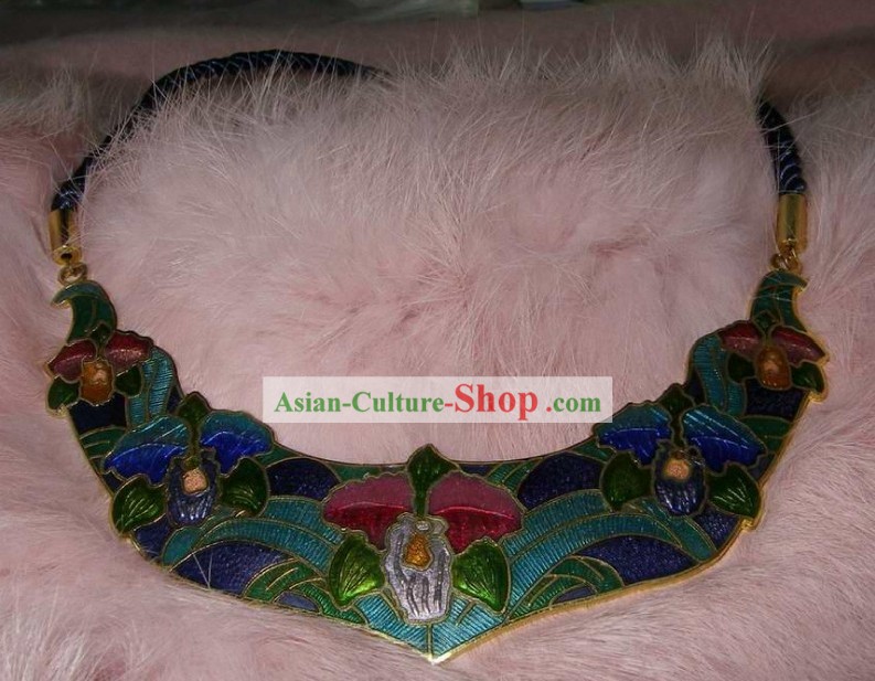 Collana cinese Stunning Cloisonne