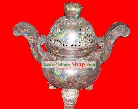 Chinese Censer Cloisonne Delicate