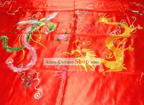 Chinese Hand Embroidery Bedcover