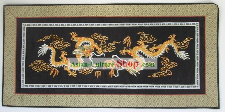 China bordado a mano Artesanía-Dragones