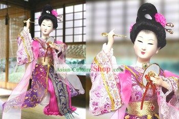 手作り北京シルクの置物人形 - 唐の美し女帝5