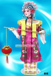 Шелковые ручной работы Пекине Статуэтка Кукла - Xi Ньянг