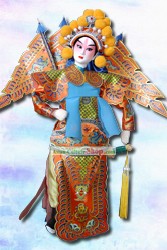 Handmade Peking Silk Figurine Doll - Yue Jia Jiang