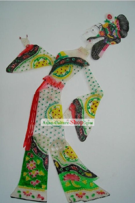 Mano tradicional china tallada Shadow Play - Chang E