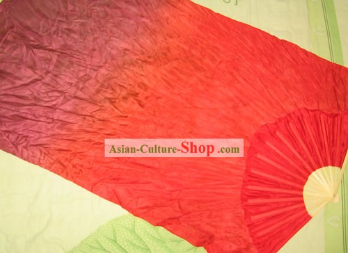 Bambou chinois et de la soie Veils Couleur transition Fan