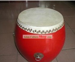 Cinese tradizionale tamburo Diametro 26 6 centimetri Rosso