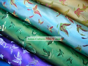 Chinese borboleta Brocade Fabric
