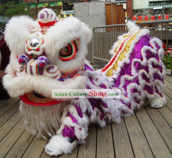 LUMINOUS Festival Celebration Wettbewerb und Parade chinesischen Wool Lion Dance Kostüm komplett Set
