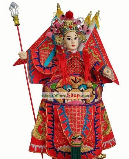 Chinese Artesanato Puppet Clássico Original Mão - Ma Chao