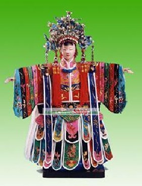 Chinois de marionnettes à cordes traditionnel - Empereur